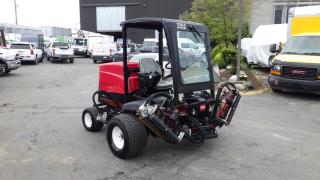 2014 Toro Reel Master 5210 Grass Mower Diesel, red exterior, black interior, vinyl. $23,810.00 plus $375 processing fee, $24,185.00 total payment obligation before taxes.  Listing report, warranty, contract commitment cancellation fee, financing available on approved credit (some limitations and exceptions may apply). All above specifications and information is considered to be accurate but is not guaranteed and no opinion or advice is given as to whether this item should be purchased. We do not allow test drives due to theft, fraud and acts of vandalism. Instead we provide the following benefits: Complimentary Warranty (with options to extend), Limited Money Back Satisfaction Guarantee on Fully Completed Contracts, Contract Commitment Cancellation, and an Open-Ended Sell-Back Option. Ask seller for details or call 604-522-REPO(7376) to confirm listing availability.