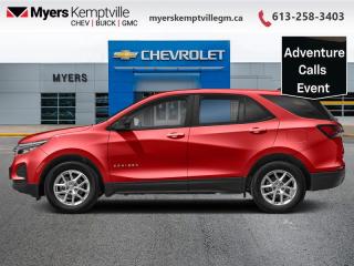 <b>Power Liftgate, Remote Engine Start, 8-Way Power Driver Seat!</b><br> <br> <br> <br>At Myers, we believe in giving our customers the power of choice. When you choose to shop with a Myers Auto Group dealership, you dont just have access to one inventory, youve got the purchasing power of an entire auto group behind you!<br> <br>  Get the versatility of a compact SUV, with its impressive fuel economy in the Chevy Equinox. <br> <br>This extremely competent Chevy Equinox is a rewarding SUV that doubles down on versatility, practicality and all-round reliability. The dazzling exterior styling is sure to turn heads, while the well-equipped interior is put together with great quality, for a relaxing ride every time. This 2024 Equinox is sure to be loved by the whole family.<br> <br> This radiant red tin SUV  has an automatic transmission and is powered by a  175HP 1.5L 4 Cylinder Engine.<br> <br> Our Equinoxs trim level is RS. The RS trim of the Equinox adds in blacked out exterior styling elements, with a power liftgate for rear cargo access, blind spot detection and dual-zone climate control, and is decked with great standard features such as front heated seats with lumbar support, remote engine start, air conditioning, remote keyless entry, and a 7-inch infotainment touchscreen with Apple CarPlay and Android Auto, along with active noise cancellation. Safety on the road is assured with automatic emergency braking, forward collision alert, lane keep assist with lane departure warning, front and rear park assist, and front pedestrian braking. This vehicle has been upgraded with the following features: Power Liftgate, Remote Engine Start, 8-way Power Driver Seat. <br><br> <br>To apply right now for financing use this link : <a href=https://www.myerskemptvillegm.ca/finance/ target=_blank>https://www.myerskemptvillegm.ca/finance/</a><br><br> <br/>    Incentives expire 2024-07-02.  See dealer for details. <br> <br>Your journey to better driving experiences begins in our inventory, where youll find a stunning selection of brand-new Chevrolet, Buick, and GMC models. If youre looking to get additional luxuries at a wallet-friendly price, dont just pick pre-owned -- choose from our selection of over 300 Myers Approved used vehicles! Our incredible sales team will match you with the car, truck, or SUV thats got everything youre looking for, and much more. o~o