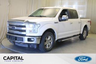 Used 2017 Ford F-150 Lariat SuperCrew **One Owner, Clean SGI, Leather, Nav, Sunroof, 5L, FX4, Chrome Package** for sale in Regina, SK