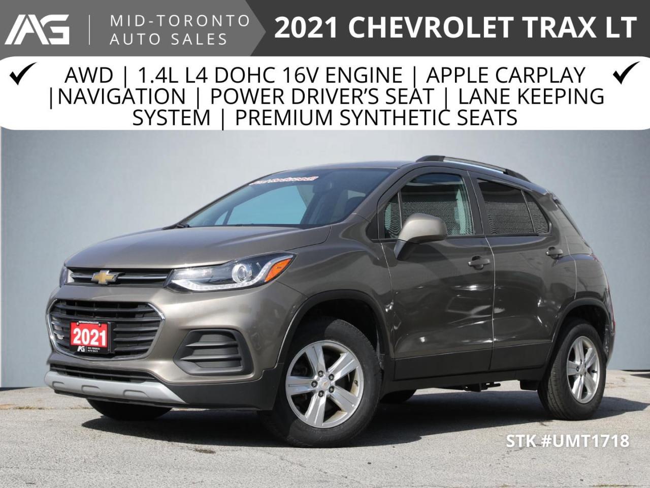 Used 2021 Chevrolet Trax 2021 Chevrolet Trax LT - AWD - Apple Car Play - Power Drivers Seat - Remote Starter for sale in North York, ON