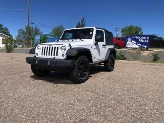 Used 2014 Jeep Wrangler UPGRADED JEEP TIRES & RIMS, LOW KM'S #216 for sale in Medicine Hat, AB