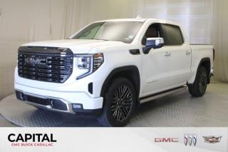 The All New GMC Sierra has been redefined from Hood to Hitch. This 4WD White Frost Tricoat Sierra is a Crew Cab Pickup with a Turbocharged Diesel I6 3.0L engine and Alpine Umber interior color. Direct injection, active fuel management, and variable valve timing form the foundation of the EcoTec3 engines. Sierra sets the new standard in truck interiors with triple door seals, thicker insulation, and durable, soft-touch instrument panel materials. Attention to detail and quality makes the Sierra stand out. New dual density foam seat cushions improve comfort and reduce wrinkling with age. Rear seating space has improved with larger rear doors to provide ease of entry and exit.The Sierra is set apart with details such as standard halogen projector headlights and integrated corner steps. The new Sierra makes more use of High Strength steel in its fully boxed hydroformed frame than previous generations, with 2/3s of the Cab using High-Strength Steel. Larger axles and shear body mounts further reduce vibration and deliver a smoother ride. New, exclusive corrosion-resistant Duralife brake rotors come standard. Sierra is backed by a 60,000 km / 3 year base warranty and a 160,000 km / 5 year Powertrain warranty, the longest in its class. 24/7 Roadside Assistance is included at no extra charge for 5 years or 160,000 km. Drive the Sierra today to see for yourself how it truly has no peer! Check out this vehicles pictures, features, options and specs, and let us know if you have any questions. Helping find the perfect vehicle FOR YOU is our only priority.P.S...Sometimes texting is easier. Text (or call) 306-988-7738 for fast answers at your fingertips!Dealer License #914248Disclaimer: All prices are plus taxes & include all cash credits & loyalties. See dealer for Details. Dealer Permit # 914248