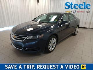 Our unmistakable 2018 Chevrolet Impala LT Sedan in Blue Velvet Metallic commands attention from any angle! Powered by a 3.6 Litre V6 that offers 310hp paired with a 6 Speed Automatic transmission for robust performance. This Front Wheel Drive sedan also features precisely tuned ride and handling plus sees approximately 8.4L/100km on the highway. Check out the athletic stance of our Impala that features dramatic lines, LED lighting, heated power mirrors, and head-turning alloy wheels. Enjoy full-size comfort in the roomy LT cabin that welcomes you with premium cloth/leatherette seats plus eight-way power for the driver as well as a leather-wrapped multifunction steering wheel, dual-zone automatic climate control, cruise control, and remote start. Its easy to maintain a connection to your digital world with the Chevrolet MyLink infotainment system featuring an 8-inch touchscreen, voice-activated technology, Apple CarPlay, Android Auto, Bluetooth, WiFi compatibility, and a six-speaker sound system. Chevrolet lives up to its strong reputation for safety by supplying a rearview camera, ABS, stability/traction control, and advanced airbags. Uncommonly spacious and surprisingly elegant, our Impala is sure to impress! Save this Page and Call for Availability. We Know You Will Enjoy Your Test Drive Towards Ownership! Steele Chevrolet Atlantic Canadas Premier Pre-Owned Super Center. Being a GM Certified Pre-Owned vehicle ensures this unit has been fully inspected fully detailed serviced up to date and brought up to Certified standards. Market value priced for immediate delivery and ready to roll so if this is your next new to your vehicle do not hesitate. Youve dealt with all the rest now get ready to deal with the BEST! Steele Chevrolet Buick GMC Cadillac (902) 434-4100 Metros Premier Credit Specialist Team Good/Bad/New Credit? Divorce? Self-Employed?