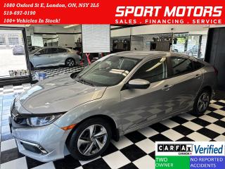Used 2019 Honda Civic LX+New Tires+Adaptive Cruise+ApplePlay+CLEANCARFAX for sale in London, ON