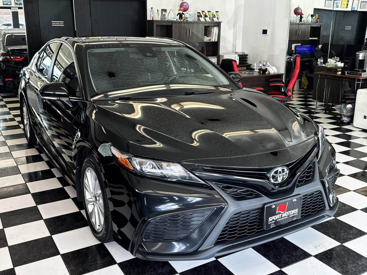2021 Toyota Camry SE+LEATHER+APPLEPLAY+ADAPTIVE CRUISE+CLEAN CARFAX - Photo #7