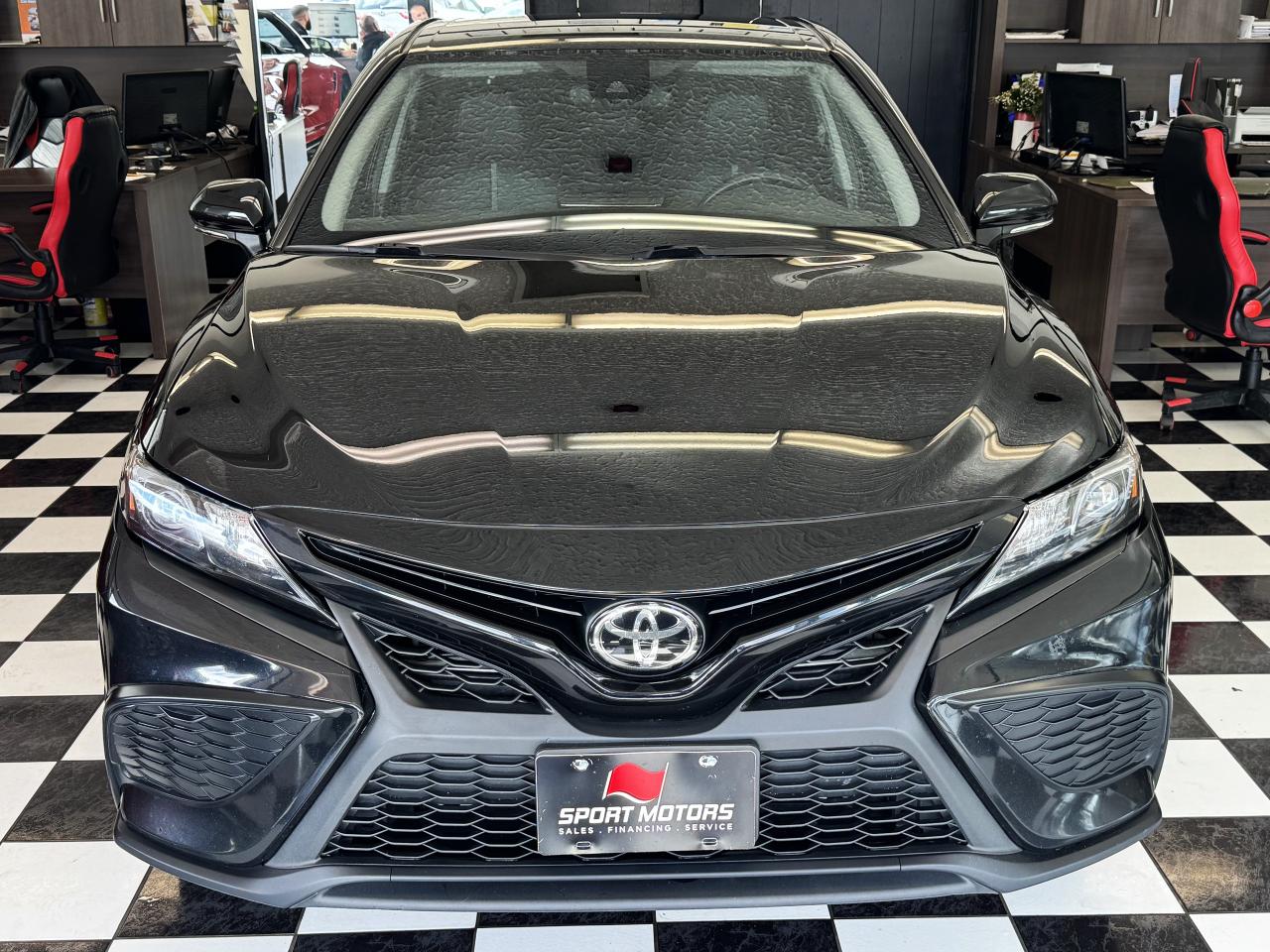 2021 Toyota Camry SE+LEATHER+APPLEPLAY+ADAPTIVE CRUISE+CLEAN CARFAX - Photo #8