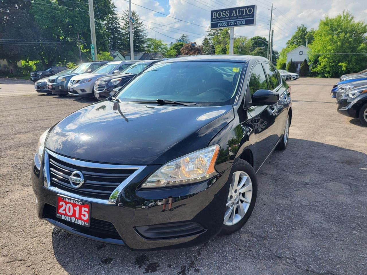 <p><span style=font-family: Segoe UI, sans-serif; font-size: 18px;>GREAT CONDITION BLACK ON BLACK NISSAN SEDAN W/ GREAT MILEAGE, EQUIPPED W/ THE SUPER FUEL EFFICIENT 4 CYLINDER 1.8L DOHC ENGINE, LOADED W/ POWER LOCKS/WINDOWS AND MIRRORS, AIR CONDITIONING, KEYLESS ENTRY, BLUETOOTH CONNECTION, CRUISE CONTROL, ALLOY RIMS, AM/FM/CD/AUX RADIO, WARRANTY AND MORE! This vehicle comes certified with all-in pricing excluding HST tax and licensing. Also included is a complimentary 36 days complete coverage safety and powertrain warranty, and one year limited powertrain warranty. Please visit our website at www.bossauto.ca today!</span></p>