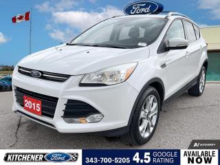 Used 2015 Ford Escape Titanium PANORAMIC MOONROOF | NAVIGATION | LEATHER for sale in Kitchener, ON