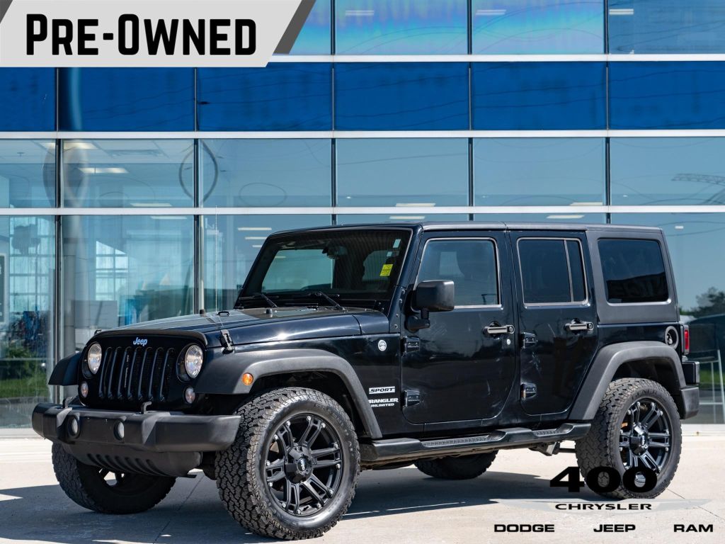 Used 2015 Jeep Wrangler UNLIMITED SPORT for Sale in Innisfil, Ontario