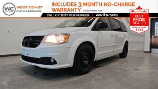 Used 2017 Dodge Grand Caravan STOW AND GO SEATING | DVD PLAYER WITH REAR SCREEN for sale in Winnipeg, MB