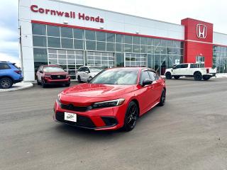 Red 2022 Honda Civic Sport FWD CVT 2.0L I4 DOHC 16V i-VTEC Every pre-owned vehicle Cornwall Honda gets must go through a rigorous 100-point safety inspection performed by our Honda-trained technicians. This vehicle has received a (ADD SAFETY INFORMATION HERE)



At Cornwall Honda, we wouldnt let you leave our lot in a dirty vehicle, thats why our experienced, on-hand detailers are ready to take care of each vehicle sold. This is to ensure that your pre-owned vehicle looks as best as it possibly can. From steam cleaning all materials and fabrics to polishing any type of surface, we do it all!



Visit us at our dealership located at 2660 Brookdale Ave., Cornwall, ON.



Welcome to Cornwall Honda where we have been proudly serving the Cornwall and surrounding area since the early 1970s. Our team is committed to making this your best car-buying experience. One-stop shopping is a reality at Cornwall Honda. We have the vehicle that meets your needs. Located in beautiful Cornwall, just south of highway 401.



Cornwall Honda offers preferred bank rates and finance options for all walks-of-life in a professional, informative, and comfortable atmosphere. Our Finance team will work for you to get you approved for the vehicle you want.



CALL TODAY TO BOOK YOUR TEST DRIVE!!!!!



Black Cloth.



Certified. Certification Program Details: The Honda Certified Used Vehicle program is a unique classification for Hondas Used Vehicles that is EXCLUSIVE to Honda Dealers.



This program offers:

* 7 years or 160km Powertrain Warranty from Original Registration Date

(Additional option to upgrade to Honda Plus, or transfers Existing Plus Warranty at No Charge)



* 100 Point Mechanical & Appearance Inspection

- Performed by a Honda Factory Trained Technician



* Reconditioned to Honda Canada Standards



* Full Vehicle History Report includes CarFax Report and any available Maintenance/Repair Records



* Certified Used Vehicles Dealership Benefits

- Increase your turn rate

- Increase Fixed Operations gross profit

- Increase Honda Plus Upgrade Penetration

- Increase Service Retention

- Increase Customer Retention



Optional Available Warranty



**Honda Certified Used**



Honda Canadas Certified Vehicles are the best second-hand cars to buy, due to these key features of the Honda Certified Used



Vehicle Program:



 7 Year / 160000 KM Limited Powertrain Factory Warranty



 100 Point Mechanical & Appearance Inspection



 Reconditioned Vehicle to Honda Canada Standards



 CarFax Vehicle History Report



 Available Service History Report



 Upgrade to a Honda Plus Comprehensive Warranty at a



reduced price  Preferred Financing through Honda Finance Services



 Membership to myhonda.ca



.



Awards:

  * ALG Canada Residual Value Awards