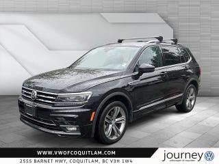 Used 2021 Volkswagen Tiguan Highline 2.0T 8sp at w/Tip 4M for sale in Coquitlam, BC