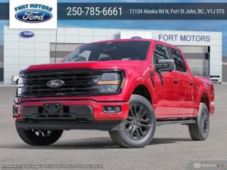 <b>Leather Seats, Premium Audio, Wireless Charging, 20 Aluminum Wheels, Power Sliding Rear Window!</b><br> <br>   Thia 2024 F-150 is a truck that perfectly fits your needs for work, play, or even both. <br> <br>Just as you mould, strengthen and adapt to fit your lifestyle, the truck you own should do the same. The Ford F-150 puts productivity, practicality and reliability at the forefront, with a host of convenience and tech features as well as rock-solid build quality, ensuring that all of your day-to-day activities are a breeze. Theres one for the working warrior, the long hauler and the fanatic. No matter who you are and what you do with your truck, F-150 doesnt miss.<br> <br> This rapid red metallic tinted clearcoat Crew Cab 4X4 pickup   has a 10 speed automatic transmission and is powered by a  325HP 2.7L V6 Cylinder Engine.<br> <br> Our F-150s trim level is XLT. This XLT trim steps things up with running boards, dual-zone climate control and a 360 camera system, along with great standard features such as class IV tow equipment with trailer sway control, remote keyless entry, cargo box lighting, and a 12-inch infotainment screen powered by SYNC 4 featuring voice-activated navigation, SiriusXM satellite radio, Apple CarPlay, Android Auto and FordPass Connect 5G internet hotspot. Safety features also include blind spot detection, lane keep assist with lane departure warning, front and rear collision mitigation and automatic emergency braking. This vehicle has been upgraded with the following features: Leather Seats, Premium Audio, Wireless Charging, 20 Aluminum Wheels, Power Sliding Rear Window, Power Folding Mirrors. <br><br> View the original window sticker for this vehicle with this url <b><a href=http://www.windowsticker.forddirect.com/windowsticker.pdf?vin=1FTEW3LP6RFA77755 target=_blank>http://www.windowsticker.forddirect.com/windowsticker.pdf?vin=1FTEW3LP6RFA77755</a></b>.<br> <br>To apply right now for financing use this link : <a href=https://www.fortmotors.ca/apply-for-credit/ target=_blank>https://www.fortmotors.ca/apply-for-credit/</a><br><br> <br/><br>Come down to Fort Motors and take it for a spin!<p><br> Come by and check out our fleet of 20+ used cars and trucks and 70+ new cars and trucks for sale in Fort St John.  o~o