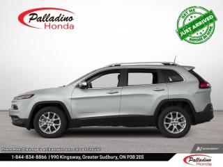 <p>  Air Conditioning!
			 
			    The Jeep Cherokee is an affordable mid-size SUV thats equal parts capable</p>
<p> and comfortable. This  2016 Jeep Cherokee is fresh on our lot in Sudbury. 
			 
			When the freedom to explore arrives alongside exceptional value</p>
<p> the world opens up to offer endless opportunities. This is what you can expect with the Jeep Cherokee. With an exceptionally smooth ride and an award-winning interior</p>
<p> the Cherokee can take you anywhere in comfort and style. Experience adventure and discover new territories with the unique and authentically crafted Jeep Cherokee</p>
<p>553 kms. Its  white in colour  . It has an automatic transmission and is powered by a  271HP 3.2L V6 Cylinder Engine.  It may have some remaining factory warranty</p>
<p> please check with dealer for details. 
			 
			 Our Cherokees trim level is North. Rugged design defines this Jeep Cherokee North with a black grille and chrome surround. Other features for this model include power windows and doors</p>
<p>  Air Conditioning. 
			 To view the original window sticker for this vehicle view this http://www.chrysler.com/hostd/windowsticker/getWindowStickerPdf.do?vin=1C4PJMCS0GW191068. 
			
			 
			To apply right now for financing use this link : https://www.palladinohonda.com/finance/finance-application
			
			 
			
			Palladino Honda is your ultimate resource for all things Honda</p>
<p> as well as expert financing advice and impeccable automotive service. These factors arent what set us apart from other dealerships</p>
<p> and keeps drivers coming back. The advertised price is for financing purchases only. All cash purchases will be subject to an additional surcharge of $2</p>
<p>501.00. This advertised price also does not include taxes and licensing fees.
			 Come by and check out our fleet of 110+ used cars and trucks and 60+ new cars and trucks for sale in Sudbury.  o~o </p>
<a href=http://www.palladinohonda.com/used/Jeep-Cherokee-2016-id10828546.html>http://www.palladinohonda.com/used/Jeep-Cherokee-2016-id10828546.html</a>
