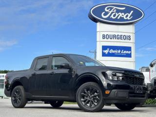 <b>Sunroof, XLT Luxury Package, Tow Package, 18 inch Aluminum Wheels, Power 8-Way Driver Seat!</b><br> <br> <br> <br>  This Ford Maverick is the perfect compact pickup to match your active lifestyle! <br> <br>With a do-it-yourself attitude, this trendsetter is ready for any challenge you put in front of it. The Maverick is designed to fit up to 5 passengers, tow or haul an impressive payload and offers maneuverability in the city that is unsurpassed. Whether you choose to use this Ford Maverick as a daily commuter, a grocery getter, furniture hauler or weekend warrior, this compact pickup truck is ready, willing and able to get it done!<br> <br> This shadow black Crew Cab 4X4 pickup   has a 8 speed automatic transmission and is powered by a  250HP 2.0L 4 Cylinder Engine.<br> <br> Our Mavericks trim level is XLT. This Maverick XLT steps things up with upgraded aluminum wheels, a power locking tailgate, power side mirrors and an upgraded front grille. Also standard is a configurable cargo box, to allow for even more storage versatility. Additional standard equipment includes towing equipment with trailer sway control, full folding rear bench seats, an underbody-stored spare wheel, and cargo box lights. Convenience and connectivity features include cruise control with steering wheel controls, air conditioning, front and rear cupholders, power rear windows, remote keyless entry, mobile hotspot internet access, and a 9-inch infotainment screen with Apple CarPlay and Android Auto. Safety features include automatic emergency braking, forward collision alert, LED headlights with automatic high beams, and a rearview camera. This vehicle has been upgraded with the following features: Sunroof, Xlt Luxury Package, Tow Package, 18 Inch Aluminum Wheels, Power 8-way Driver Seat. <br><br> View the original window sticker for this vehicle with this url <b><a href=http://www.windowsticker.forddirect.com/windowsticker.pdf?vin=3FTTW8J96RRB13147 target=_blank>http://www.windowsticker.forddirect.com/windowsticker.pdf?vin=3FTTW8J96RRB13147</a></b>.<br> <br>To apply right now for financing use this link : <a href=https://www.bourgeoismotors.com/credit-application/ target=_blank>https://www.bourgeoismotors.com/credit-application/</a><br><br> <br/> 8.99% financing for 84 months.  Incentives expire 2024-07-02.  See dealer for details. <br> <br>Discount on vehicle represents the Cash Purchase discount applicable and is inclusive of all non-stackable and stackable cash purchase discounts from Ford of Canada and Bourgeois Motors Ford and is offered in lieu of sub-vented lease or finance rates. To get details on current discounts applicable to this and other vehicles in our inventory for Lease and Finance customer, see a member of our team. </br></br>Discover a pressure-free buying experience at Bourgeois Motors Ford in Midland, Ontario, where integrity and family values drive our 78-year legacy. As a trusted, family-owned and operated dealership, we prioritize your comfort and satisfaction above all else. Our no pressure showroom is lead by a team who is passionate about understanding your needs and preferences. Located on the shores of Georgian Bay, our dealership offers more than just vehiclesits an experience rooted in community, trust and transparency. Trust us to provide personalized service, a diverse range of quality new Ford vehicles, and a seamless journey to finding your perfect car. Join our family at Bourgeois Motors Ford and let us redefine the way you shop for your next vehicle.<br> Come by and check out our fleet of 80+ used cars and trucks and 210+ new cars and trucks for sale in Midland.  o~o