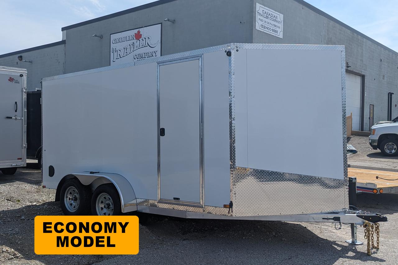 2024 Canadian Trailer Company 7x14 V Nose Cargo Trailer Econo model Photo6