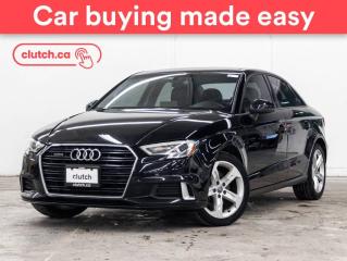 Used 2018 Audi A3 Komfort AWD w/ Dual-Zone A/C, Cruise Control, Power Sunroof for sale in Bedford, NS