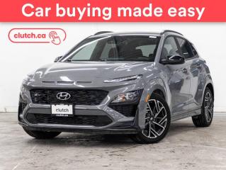Used 2022 Hyundai KONA N Line AWD w/ Apple CarPlay & Android Auto, Rearview Cam, Bluetooth for sale in Toronto, ON