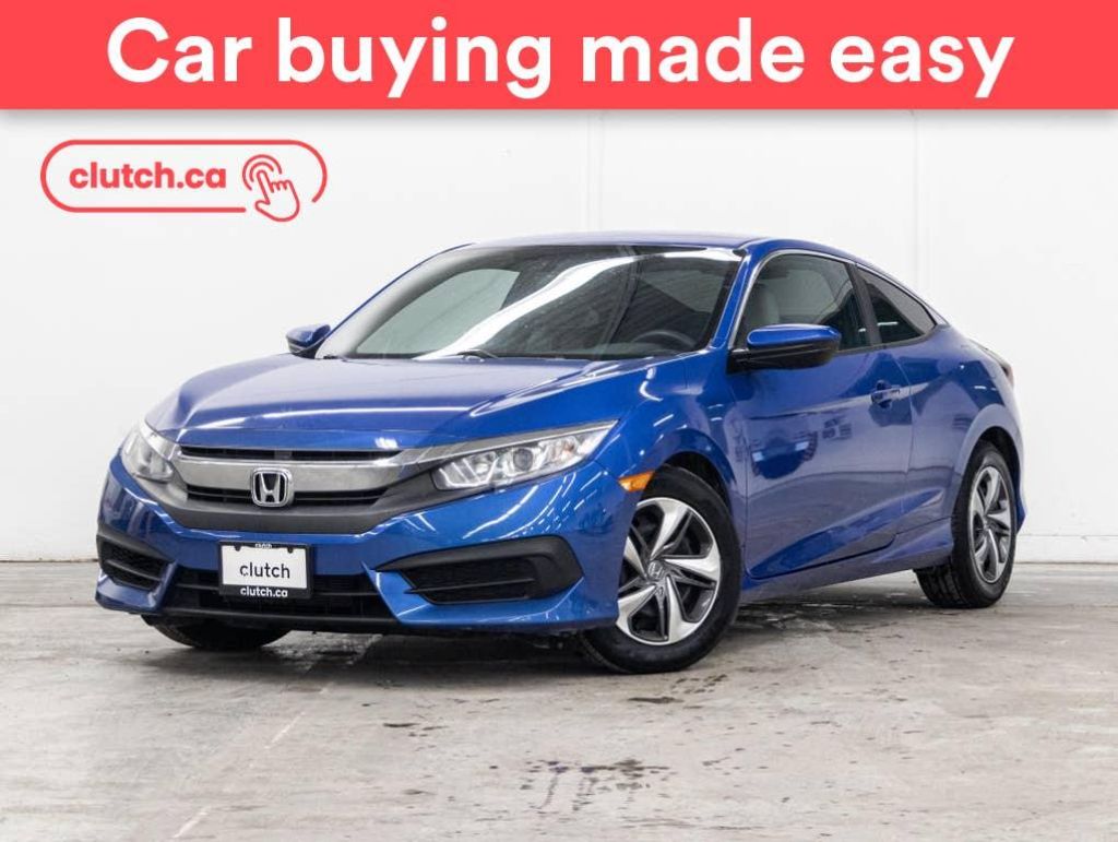 Used 2017 Honda Civic COUPE LX w/ Apple CarPlay & Android Auto, Bluetooth, A/C for Sale in Bedford, Nova Scotia