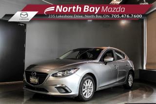 Used 2016 Mazda MAZDA3 GS LOW KMS! - HEATED FRONT SEATS - CLEAN CARFACE - DEALER SERVICED SINCE NEW! for sale in North Bay, ON