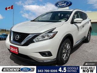 Used 2015 Nissan Murano SL LEATHER | SUNROOF | HEATED SEATS for sale in Kitchener, ON