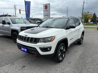 Used 2018 Jeep Compass Trailhawk 4x4 ~Heated Steering+Seats ~Bluetooth for sale in Barrie, ON