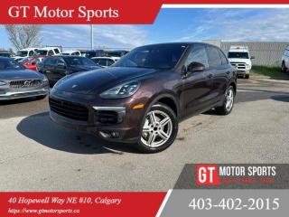 Used 2017 Porsche Cayenne S AWD | BROWN LEATHER | SUNROOF | BACKUP  CAM | $0 DOWN for sale in Calgary, AB