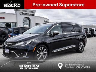 Used 2017 Chrysler Pacifica Limited LIMITED 8 PASSENGER NAVIGATION BLIND SPOT TRAILER for sale in Chatham, ON