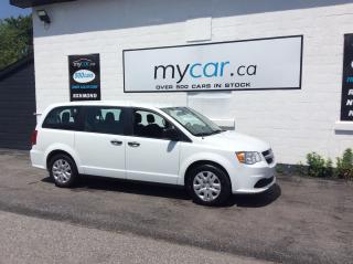 Used 2020 Dodge Grand Caravan BRIGHT WHITE!! LOW MILEAGE! DUAL A/C. CRUISE. PWR GROUP. for sale in North Bay, ON
