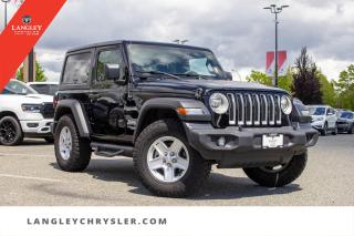 Used 2019 Jeep Wrangler Sport Backup Cam | 2DR | Hard Top | Bluetooth for sale in Surrey, BC