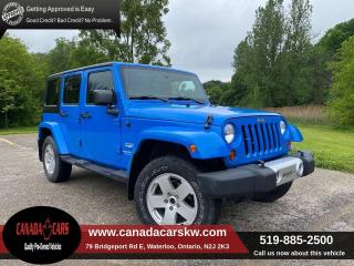 Used 2011 Jeep Wrangler UNLIMITED 4WD 4DR SAHARA for sale in Waterloo, ON