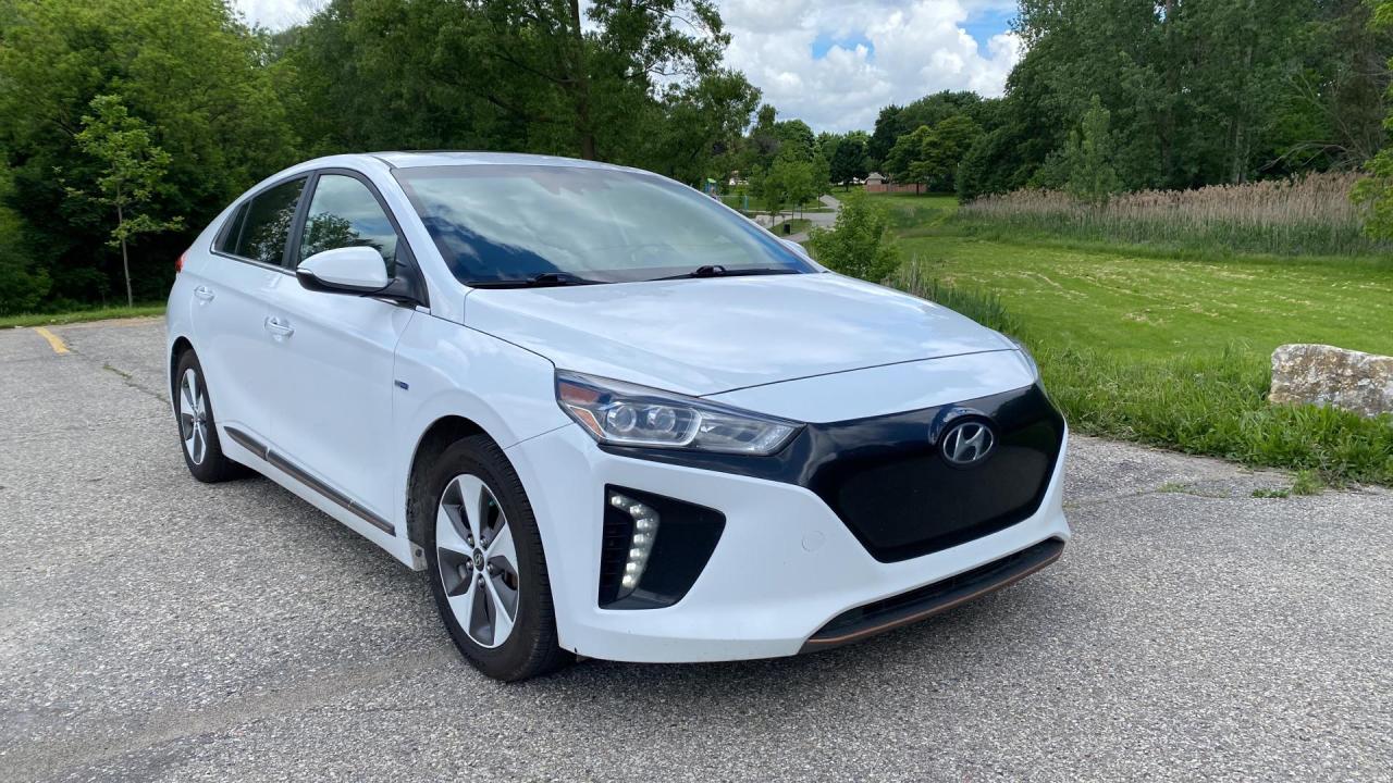 Used 2019 Hyundai IONIQ Electric Ultimate Hatchback w/White Exterior for sale in Waterloo, ON