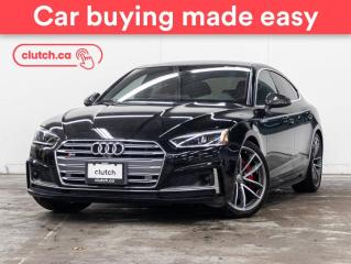 Used 2018 Audi S5 Sportback Technik AWD w/ Apple CarPlay & Android Auto, Bluetooth, Nav for sale in Toronto, ON
