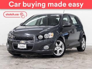Used 2016 Chevrolet Sonic LT w/ Power Sunroof, Heated Front Seats, Cruise Control for sale in Toronto, ON