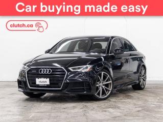 Used 2018 Audi A3 Technik AWD w/ Apple CarPlay, Nav, Power Sunroof for sale in Toronto, ON