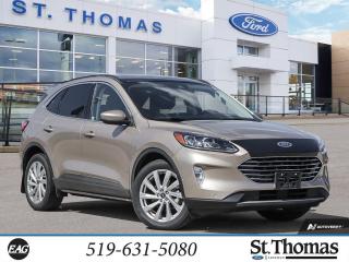 Used 2021 Ford Escape Titanium Hybrid AWD Heated Leather Seats, Panoramic Moonroof, Navigation for sale in St Thomas, ON