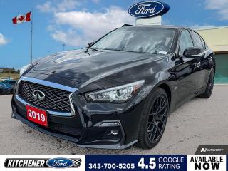 Used 2019 Infiniti Q50 3.0t Signature Edition LEATHER | SUNROOF | UPGRADED WHEELS for sale in Kitchener, ON