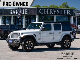 Used 2020 Jeep Wrangler Unlimited Sahara PLATINUM MEMBERSHIP INCLUDED | SAHARA ! | HEATED FRONT SEATS & HEATED STEERING WHEEL | REMOTE START for sale in Barrie, ON