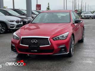 Used 2019 Infiniti Q50 3.0L Red Sport AWD! for sale in Whitby, ON