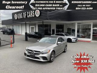 Used 2020 Mercedes-Benz C-Class C 300 4MATIC Sedan for sale in Langley, BC