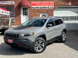 Used 2019 Jeep Cherokee Trailhawk 4x4 HTD Cloth/Steering NAV XM Backup Cam for sale in Bowmanville, ON