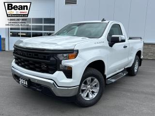 New 2024 Chevrolet Silverado 1500 Work Truck 2.7L 4CYL WITH REMOTE ENTRY, HITCH GUIDANCE, HD REAR VISION CAMERA, ANDROID AUTO AND APPLE CARPLAY for sale in Carleton Place, ON