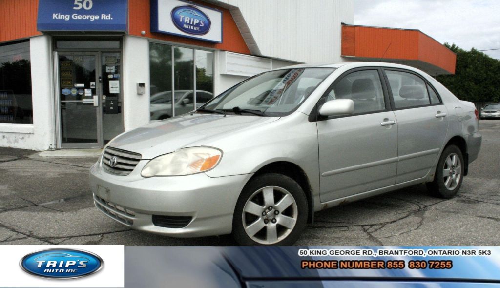 Used 2003 Toyota Corolla 4dr Sdn CE Auto/ SELLING AS IS for Sale in Brantford, Ontario