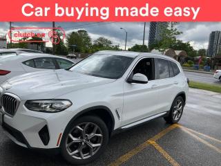 Used 2022 BMW X3 xDrive30i AWD w/ Apple CarPlay & Android Auto, Around-View Monitor, Tri-Zone A/C for sale in Toronto, ON
