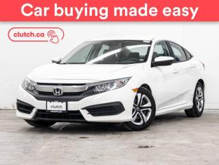 Used 2017 Honda Civic Sedan LX w/ Apple CarPlay & Android Auto, Heated Front Seats, Bluetooth for sale in Toronto, ON