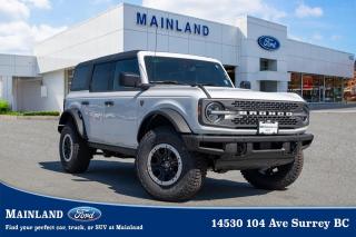 New 2024 Ford Bronco Badlands 332A | 2.7L V6, AUTO, HARD TOP, SASQUATCH PACKAGE for sale in Surrey, BC