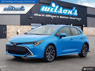 Used 2021 Toyota Corolla Hatchback 6-Speed Manual, Leather Trim, Navi, Htd Seats, CarPlay + Android, Bluetooth, Rear Camera, + more! for sale in Guelph, ON