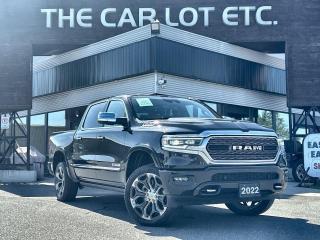 Used 2022 RAM 1500 Limited APPLE CARPLAY/ANDROID AUTO, HEATED LEATHER SEATS/STEERING WHEEL, SIRIUS XM, NAV, BACK UP CAM!! for sale in Sudbury, ON