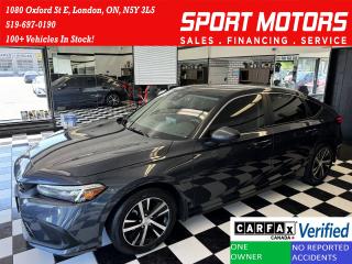 Used 2022 Honda Civic Hatchback LX+Adaptive Cruise+RMT Start+CLEANCARFAX for sale in London, ON