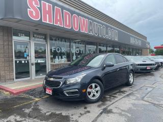 Used 2016 Chevrolet Cruze 2LT|LEATHER|SUNROOF|BACKUPCAM|BLUETOOTH| for sale in Welland, ON